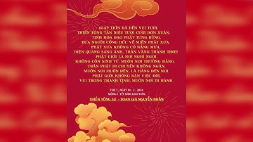 Soạn giả Nguyễn Nhân chúc Tết xuân Giáp Thìn 2024