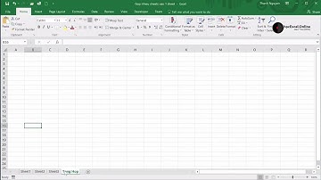 Bài 35. Gộp dữ liệu nhiều sheet vao 1 sheet VBA for Excel Nâng cao | Học lập trình - YouBo