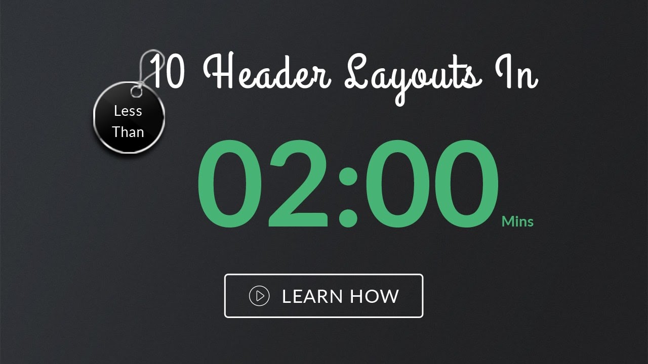 Header Styles - 'Salt' | Multi-purpose HTML Template