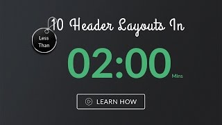 Header Styles - 'Salt' | Multi-purpose HTML Template