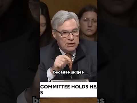 Senator Warns Federal Judges Are Under Unprecedented Threat#nationinfocus #politics #viralvideo