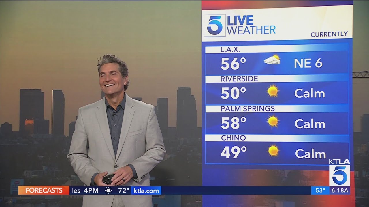 Breezy with seasonal temps ahead of weekend warming - YouTube