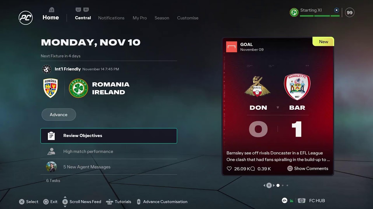 Fc26 real player career mode