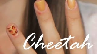 cheetah polish nail