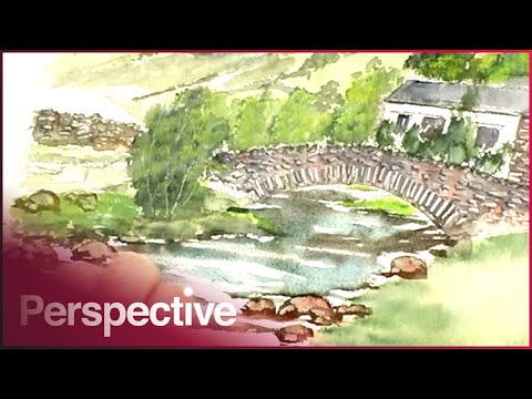 PAINTING A BEAUTIFUL STONE BRIDGE
