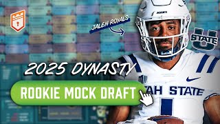 2025 Dynasty Rookie Mock Draft + Live Q&A