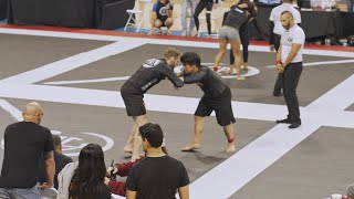 Christian vs. K. Ennis at the 2024 Jiu Jitsu World League Worlds