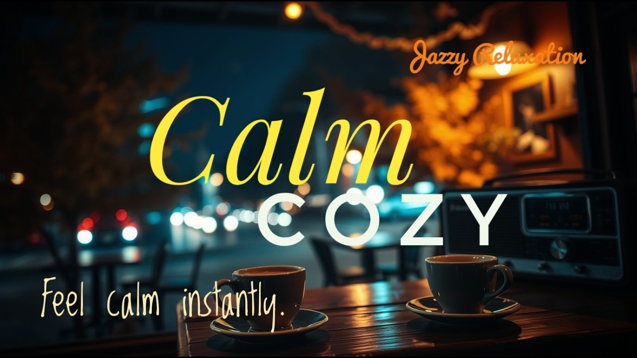 Cozy Relaxing Jazz ☕ Smooth Cafe Music for Calm Moments
