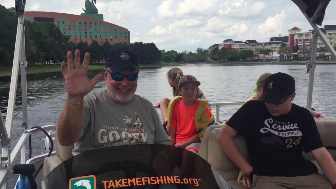 Disney pontoon boat ride YouTube