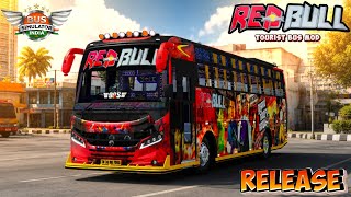 ⚡🤩 RED BULL TOURIST BUS MOD LIVERY RELEASE ( BUSSID & BUSSIN )  screenshot 4