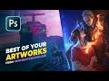 Best of Your Artworks - Top Photoshop Artworks from #encreateshowcase