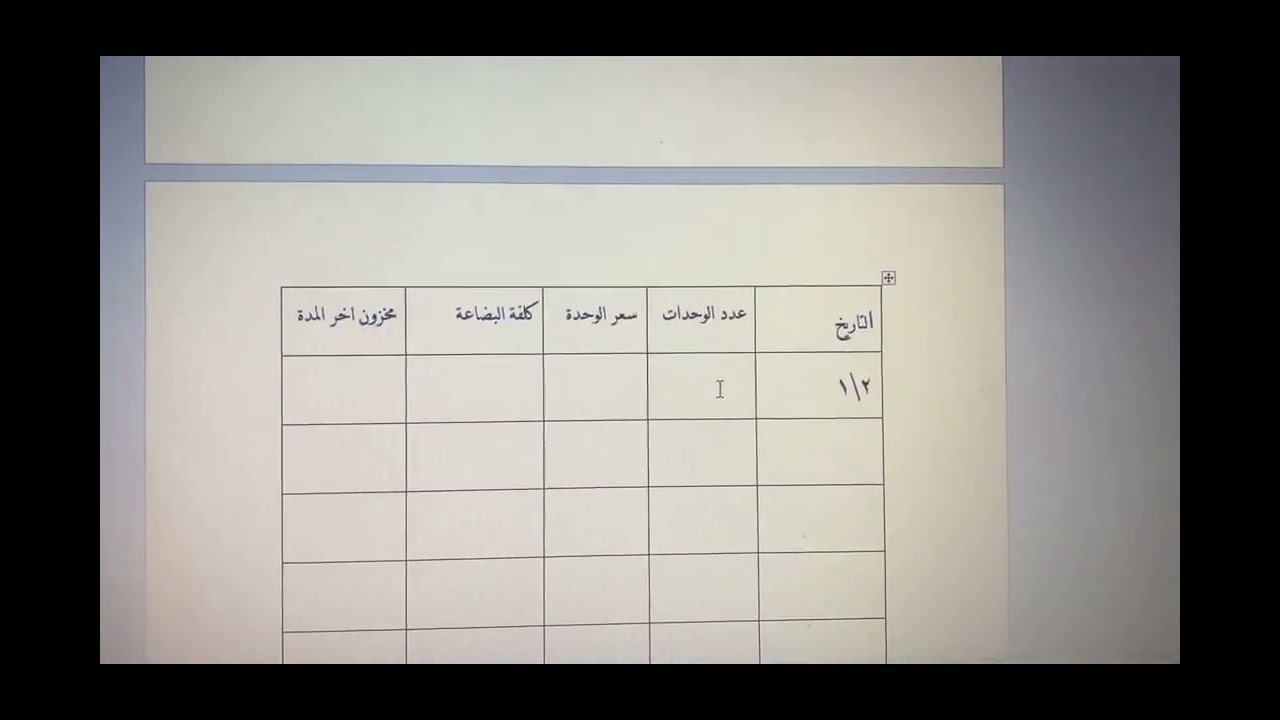 موضوع طرق التدفق الأفتراضي/ شرح طريقة الأولى مايرد أولاً يصرف أولاً / محاسبة متوسطة