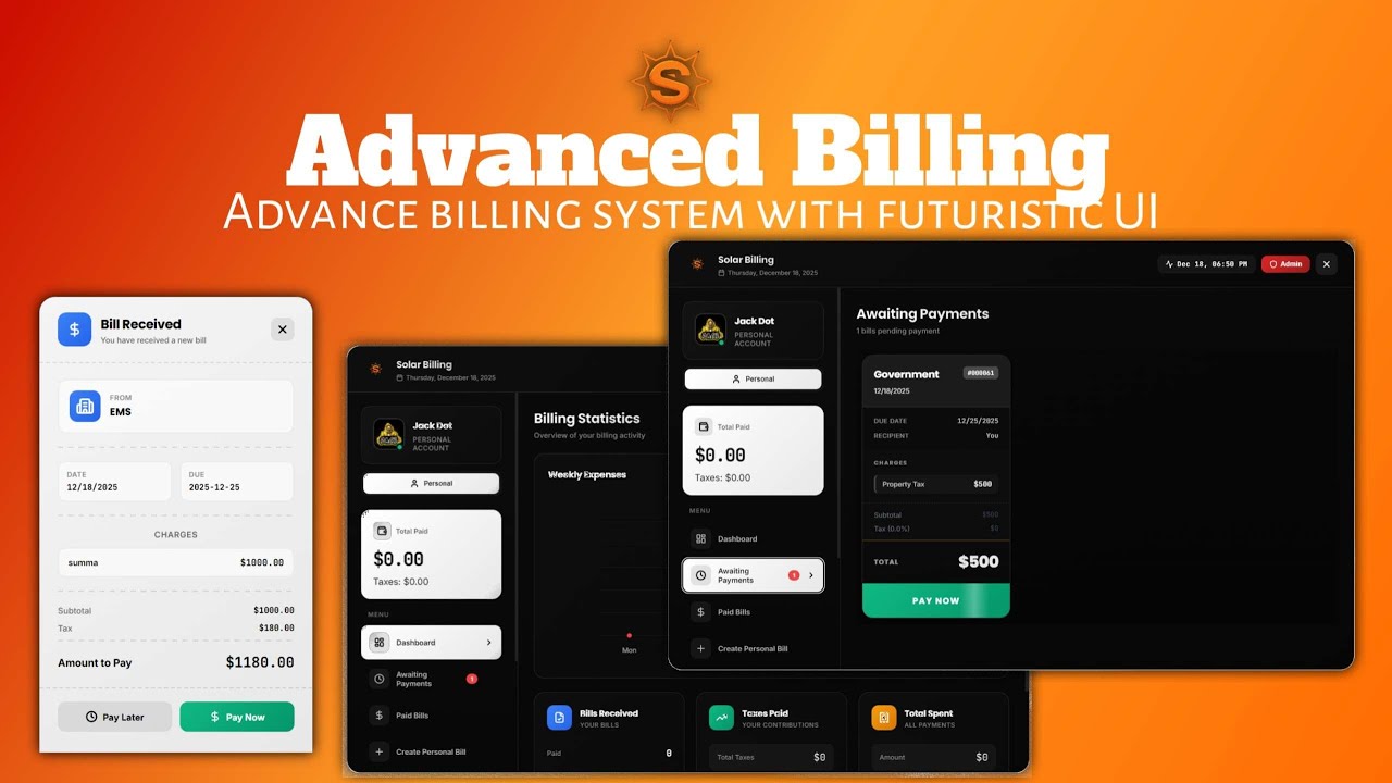 Advanced Billing Fivem - Tax system, personal and the buisness billing