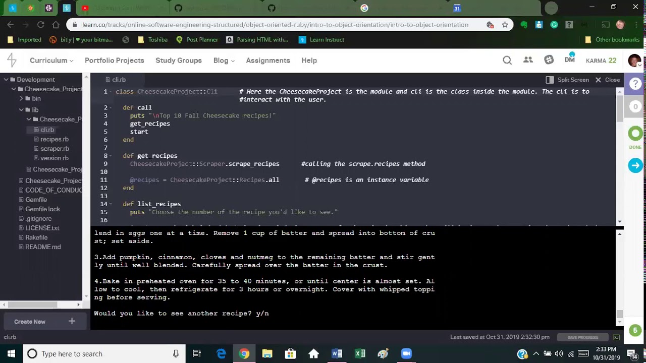 My CLI Project - YouTube