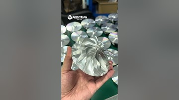 Impeller machining: the core of power! #turbine  #cnc #5axismachining #5axis #machine #impeller