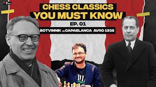 Chess Classics you must know Ep 01 Botvinnik vs Capablanca AVRO 1938