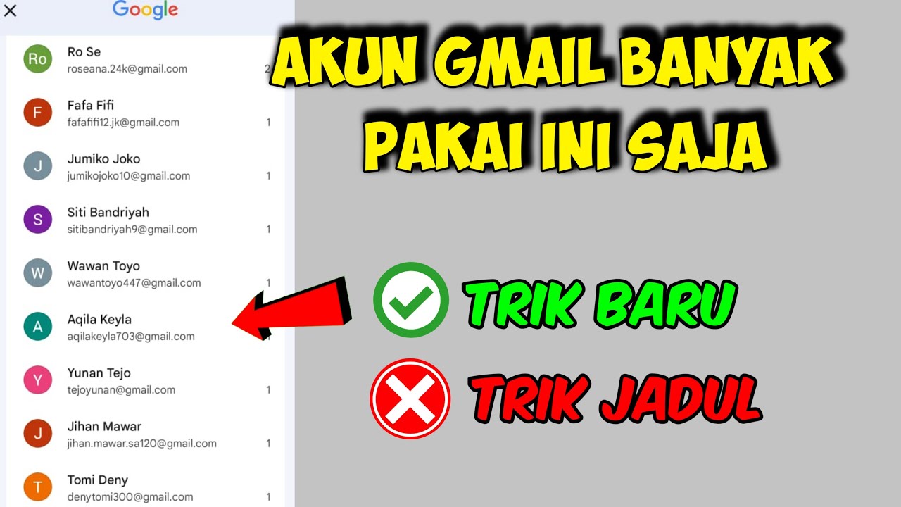 Cara Buat Akun Gmail Banyak Terbaru - YouTube