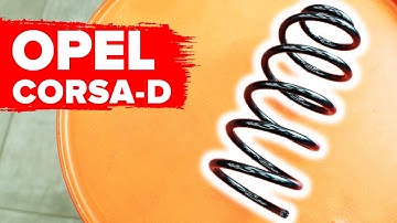 Hoe een spiraalveer achteraan vervangen op een OPEL CORSA D [AUTODOC-TUTORIAL]