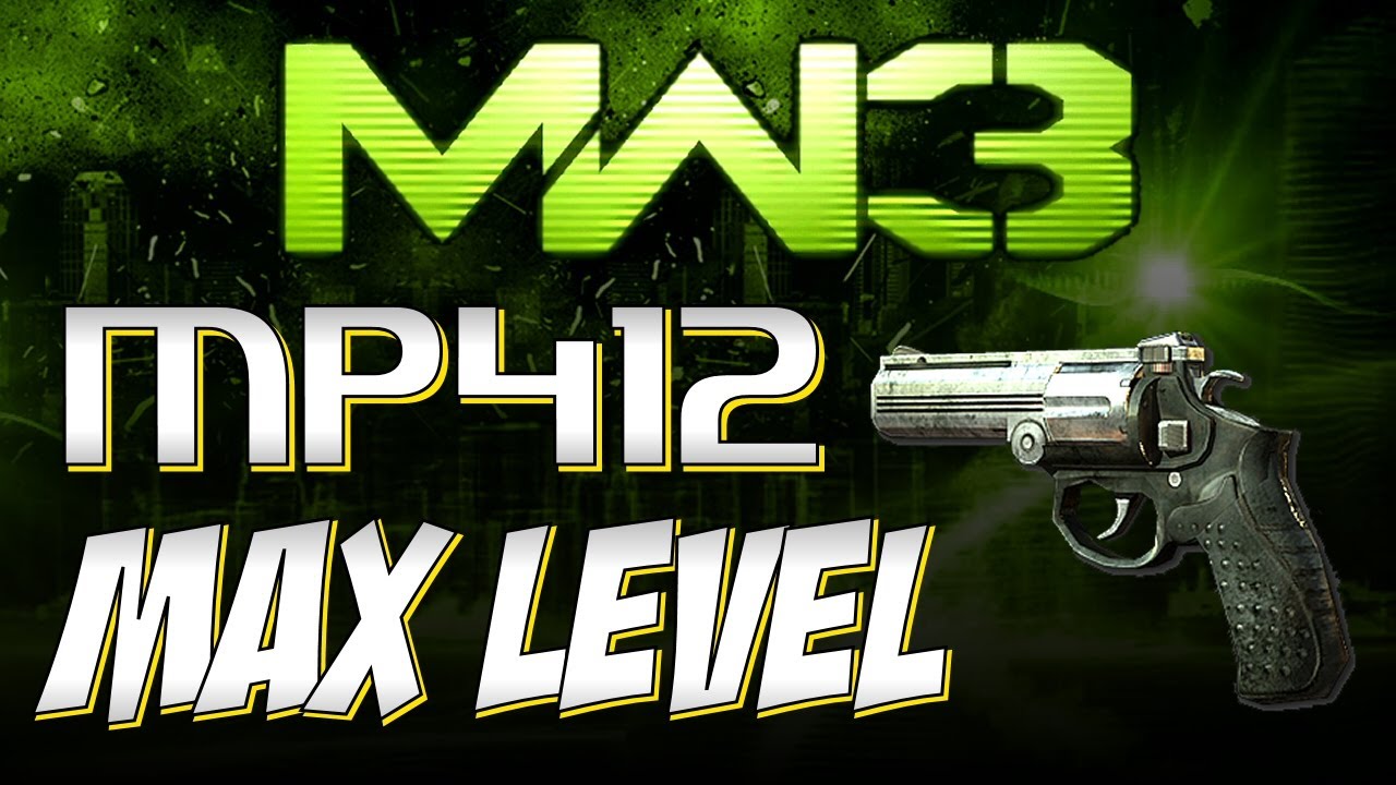 MW3 Online MAX LEVEL (Secondaries) MP412!! YouTube