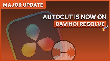 AutoCut Plugin is on DaVinci Resolve !