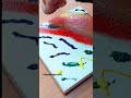 Multi colour painting idea for beginners with arabic calligraphy #arts#shorts#arabic#