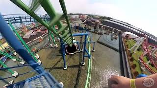Dragon Roller Coaster | Energylandia | Front Row POV 4K