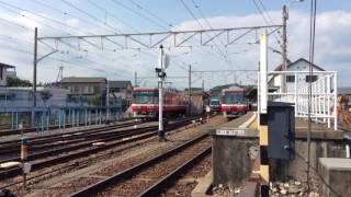 【遠州鉄道】1000形・2002F・30形パンタ上げ、移動作業