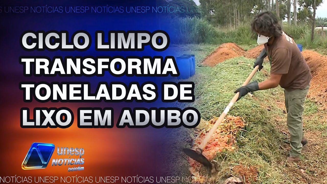 Empresa de ex-alunos da Unesp usa a compostagem para transformar toneladas de lixo orgânico em adubo