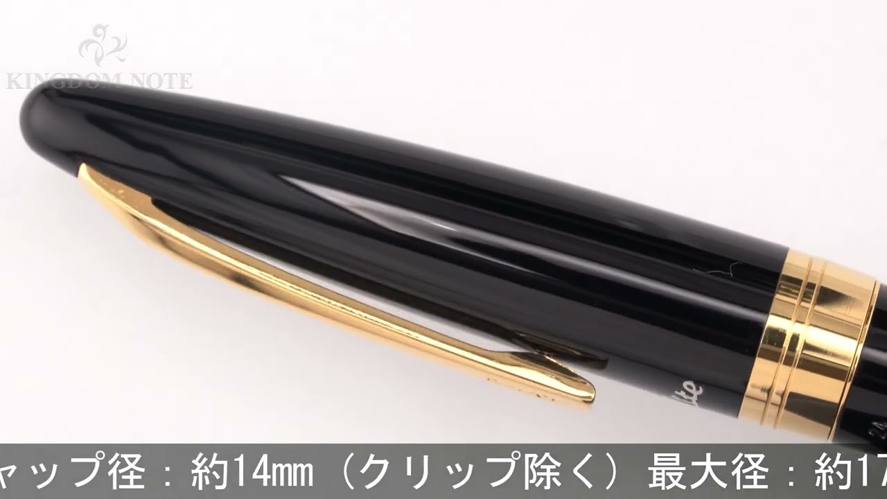 PILOT パイロット 万年筆 カスタム エリート 黒軸 細字 (両用式