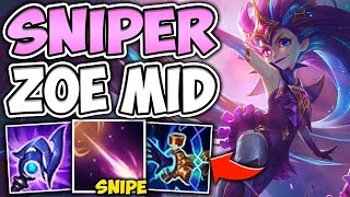 WTF! MAX RANGE ZOE Q ONE SHOTS FROM 100% HP! HORIZON FOCUS IS INSANE - League of Legends