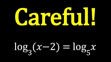 A Weird Log Equation | Can You Solve?
