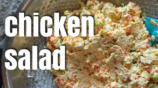 CHICKEN SALAD easy & quick! | Chicken Salad Recipe