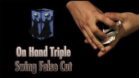 Card Triple Swing False Cut (On Hand) by Juan Fernando