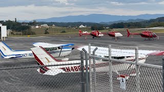Watching Airplanes at Tri-City Aviation in Blountville Tennessee