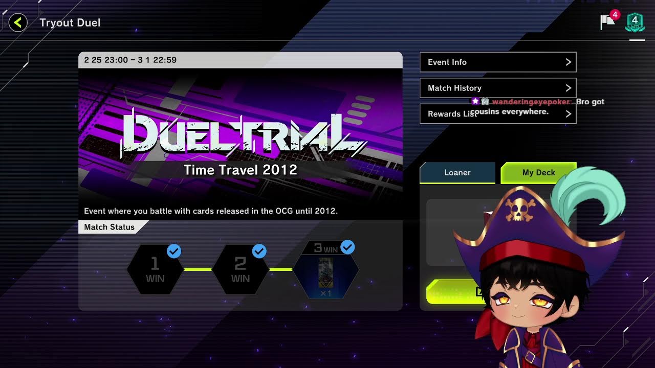 Yu-Gi-Oh but it's 2012? Master Duel event!