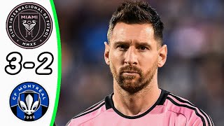 Montreal - Inter Miami 2:3 - All Goals & Highlights - Team Messi Super Comeback