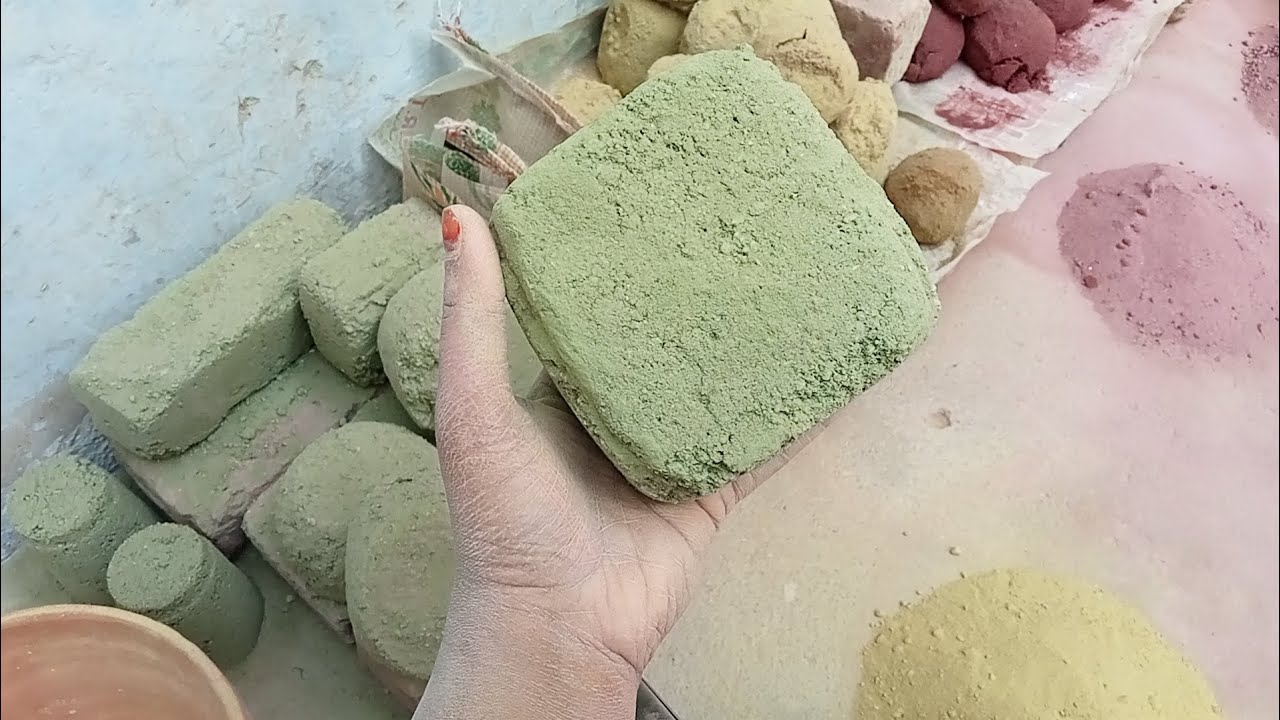 New vlog hazir h full dusty dry claypot and water crumbling dipping/paste/dust play🤤🙂