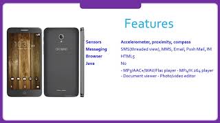 alcatel Fierce 4 Specification