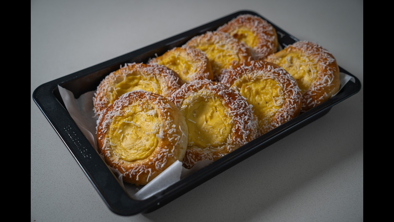 How to make Norwegian Custard Buns - Skolebrod [NO MUSIC]