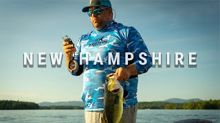 Camping and Fishing on a HUGE LAKE in New Hampshire (PB LARGEMOUTH CAUGHT)!