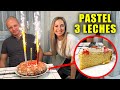 🇲🇽COCINANDO PASTEL MEXICANO para CUMPLEAÑOS de mi PAPÁ | RUSOS PROBANDO TARTA TRES LECHES