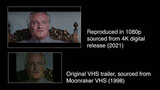 The James Bond Vhs Collection - Remastered & Original Comparison