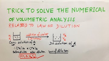 NEB Preparation-6 Trick to Solve Numerical Problems of Volumetric Analysis