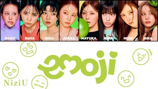 NiziU 【 emoji 】 パート分け/歌割り 和訳付き フルサイズ