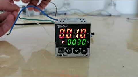 FT-48 Digital counter 2 inputs Demo Video
