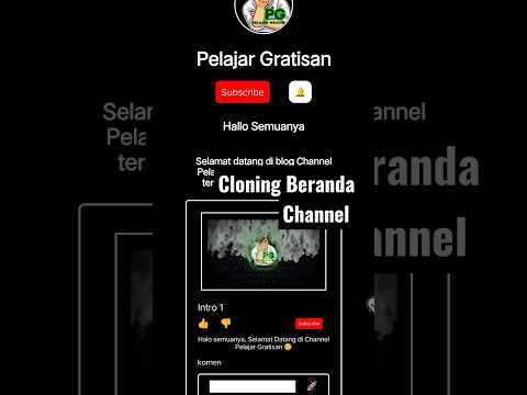 Cloning Beranda Channel 😱 Cocok buat website Profile pribadi, hanya dengan html dan css #html #css