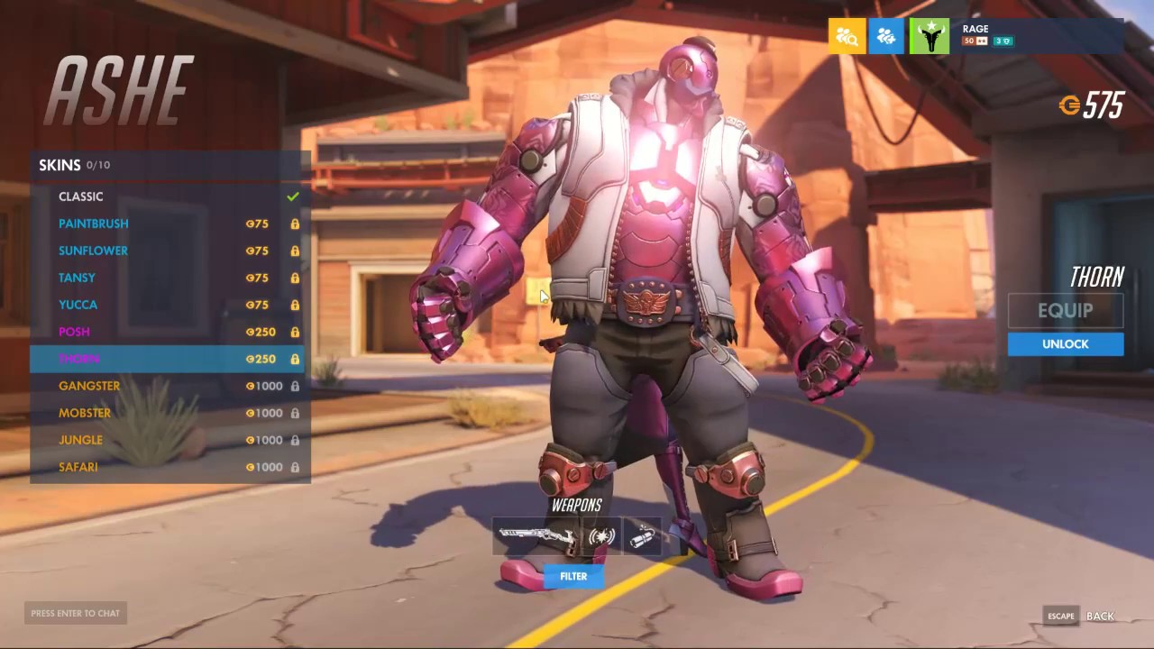 Overwatch's Ashe Hero Gallery