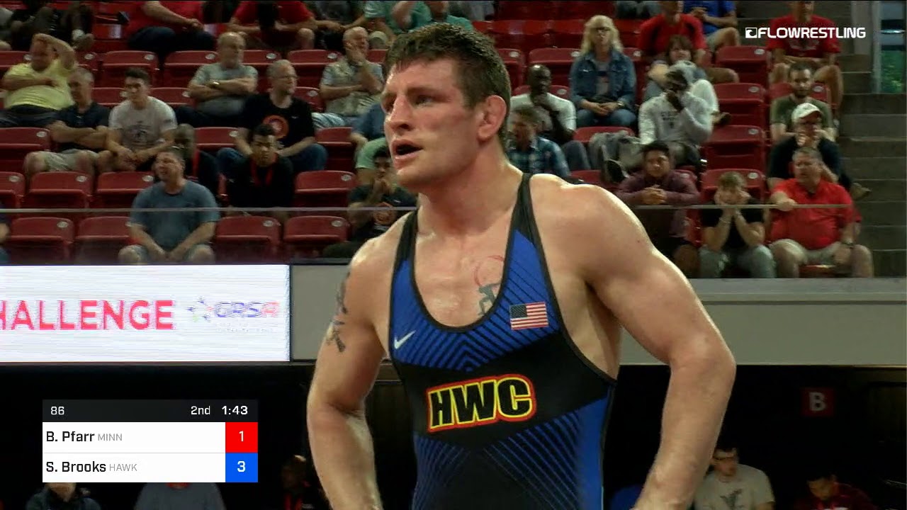86 Kg Semifinal Brett Pfarr Minnesota Storm Vs Samuel Brooks Hawkeye Wrestling Club 2