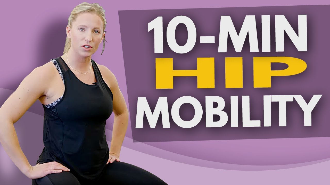 How to Relieve Hip Tightness in 10-Minutes - Easy Hip Stretches for ...