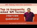 Top 20 API Testing Interview Questions & Answers  | 0-3 YOE 💡